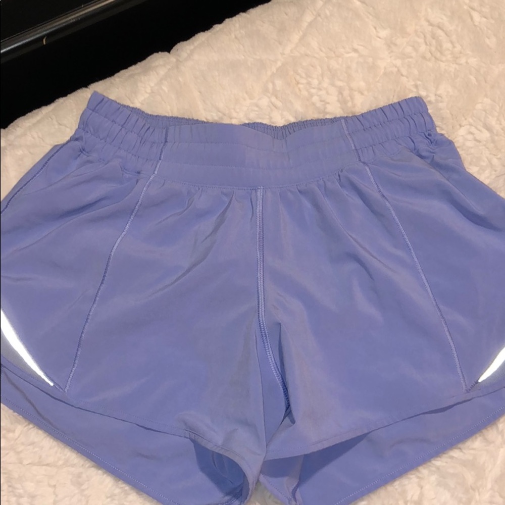 Size 6 lulu light purple shorts